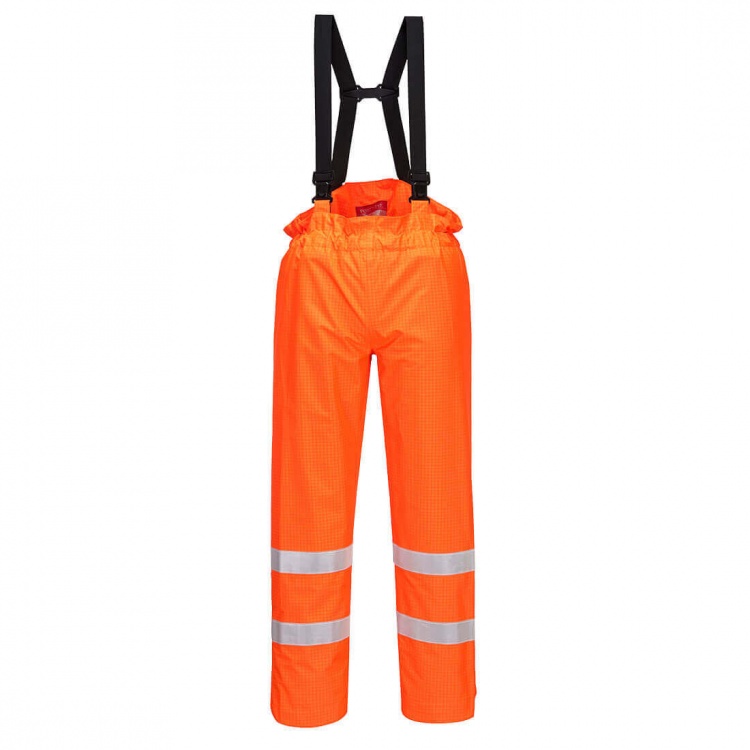 Portwest S780 Bizflame Rain Unlined - Hi Vis Antistatic FR Trouser 250g